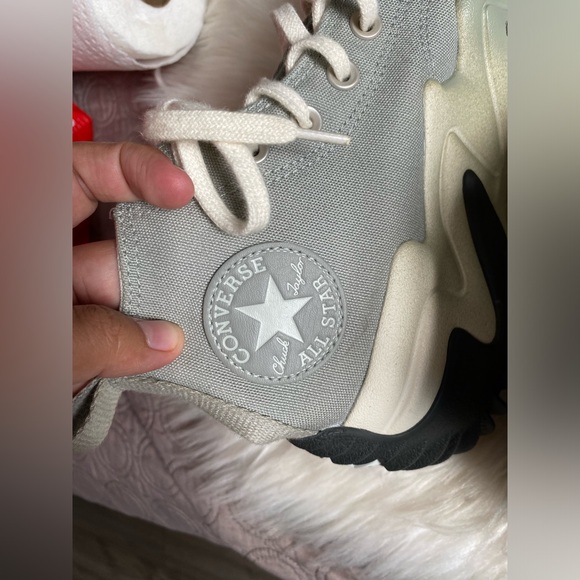 Converse Run Star Motion Hi Womens Grey Slate Sage Silver size 7.5 womens - Picture 8 of 10